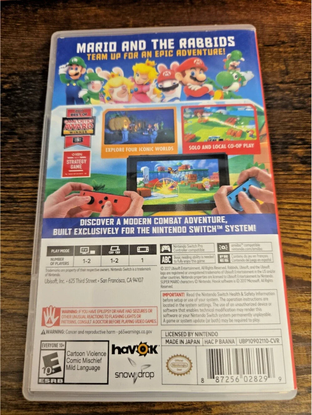 Mario + Rabbids Kingdom Battle (Nintendo Switch, 2017) private collection